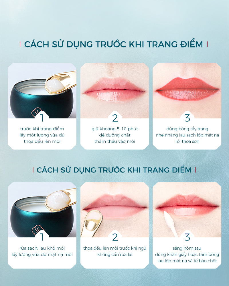 Mặt Nạ Dưỡng Môi Hoa Nhuận Sâm 6g - Bao Bì Mới