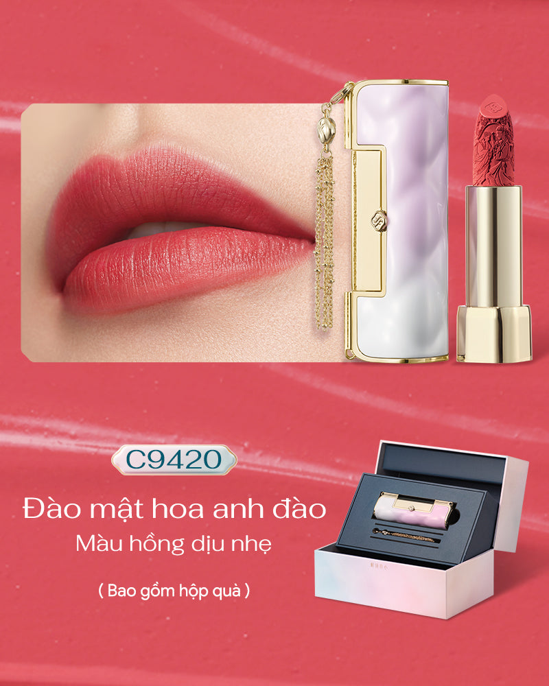 Son Khóa Đồng Tâm Gốm Sứ Đông Phương - Phiên Bản Hộp Quà Tặng
