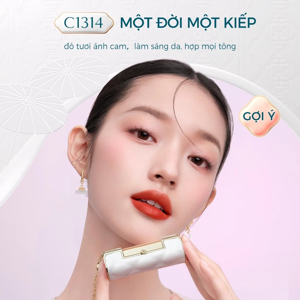 Son Khóa Đồng Tâm - Phiên bản Gốm Sứ Đông Phương