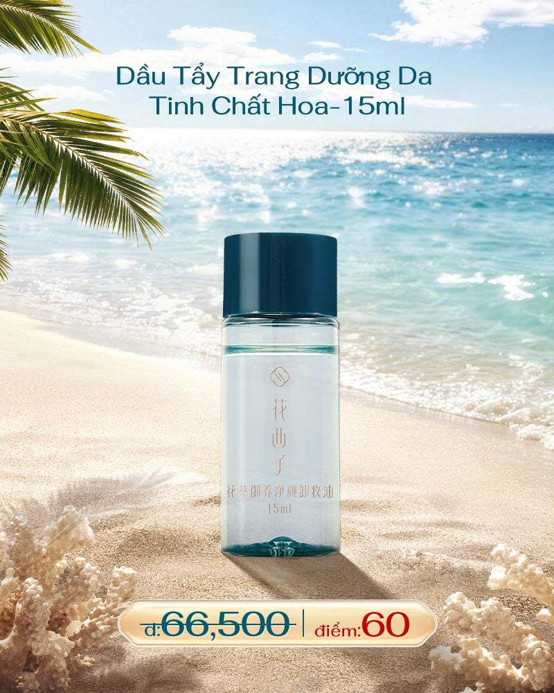 [ĐỔI ĐIỂM] Dầu Tẩy Trang Dưỡng Da Tinh Chất Hoa-15ml
