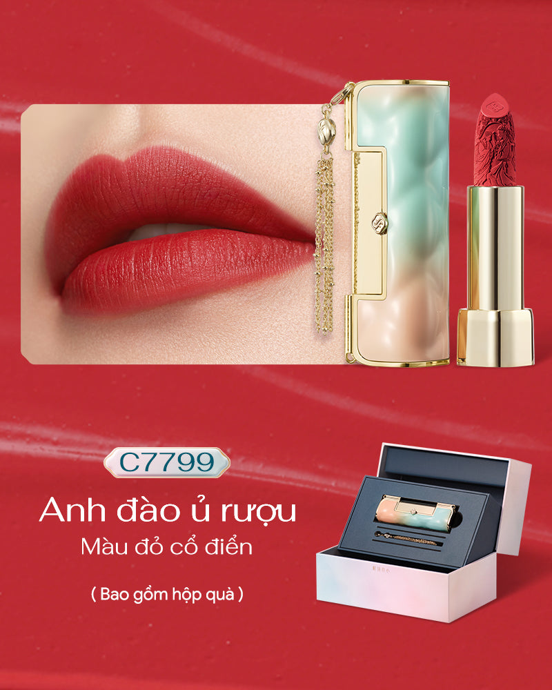 Son Khóa Đồng Tâm Gốm Sứ Đông Phương - Phiên Bản Hộp Quà Tặng