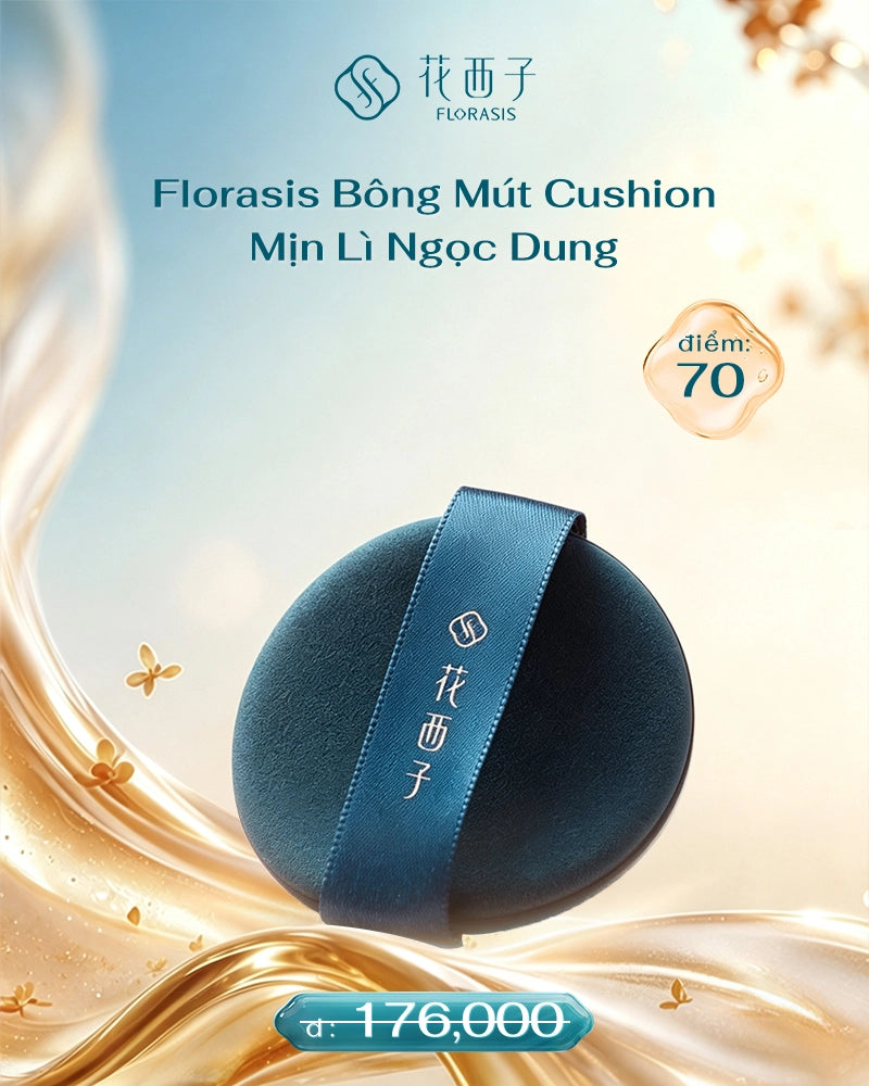 [ĐỔI ĐIỂM] Florasis Bông Mút Cushion Mịn Lì Ngọc Dung