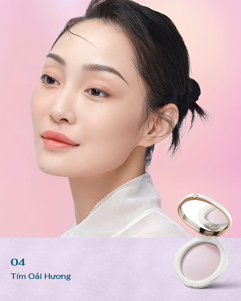 Phấn Nén Đào Hoa Ngọc Nữ Tơ Tầm - Bản Hiên Song