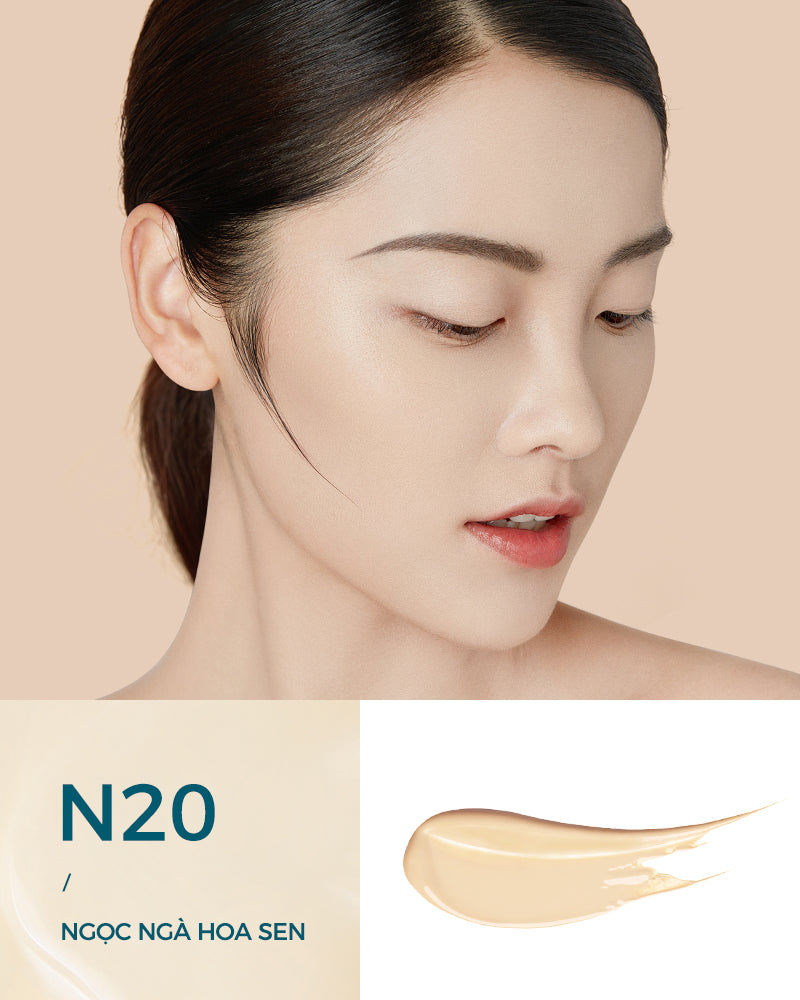 Cushion Chiết Xuất Hoa Sen Ngọc Dung (Lâu Trôi Che Khuyết Điểm)
