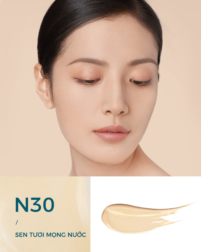 Cushion Chiết Xuất Hoa Sen Ngọc Dung (Lâu Trôi Che Khuyết Điểm)